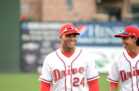 Professional debut of Yoan Moncada with Drive May 18, 2015