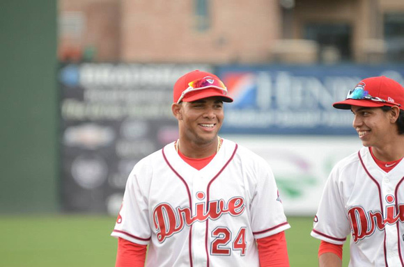 Professional debut of Yoan Moncada with Drive May 18, 2015